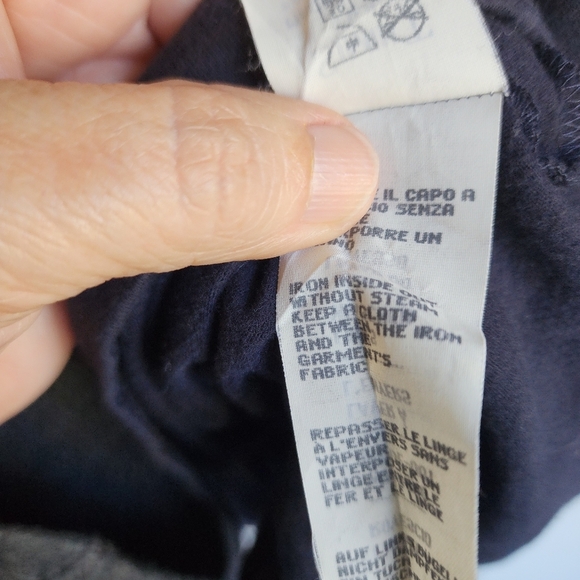 Armani jeans long-sleeve tshirt Black Sz Small - Picture 6 of 7